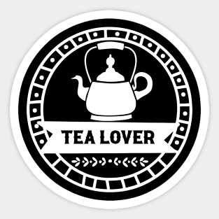 Tea Lover - Retro Vintage Sticker